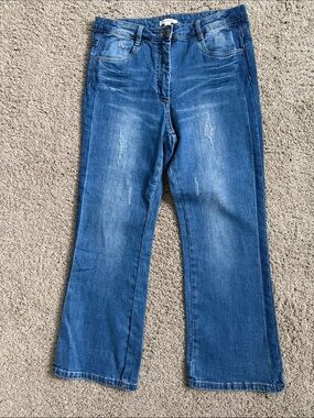 Max Studio Straight Boot Cut Ankle Jeans 28 29